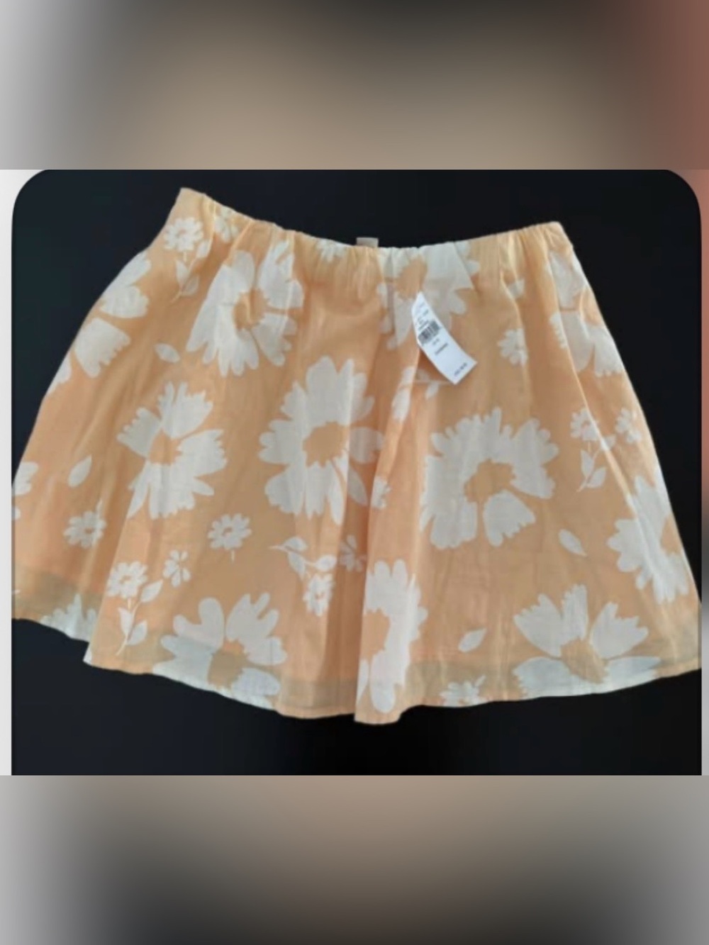 American Eagle Floral Skort Peach White Daisy Mini Skirt NWT M